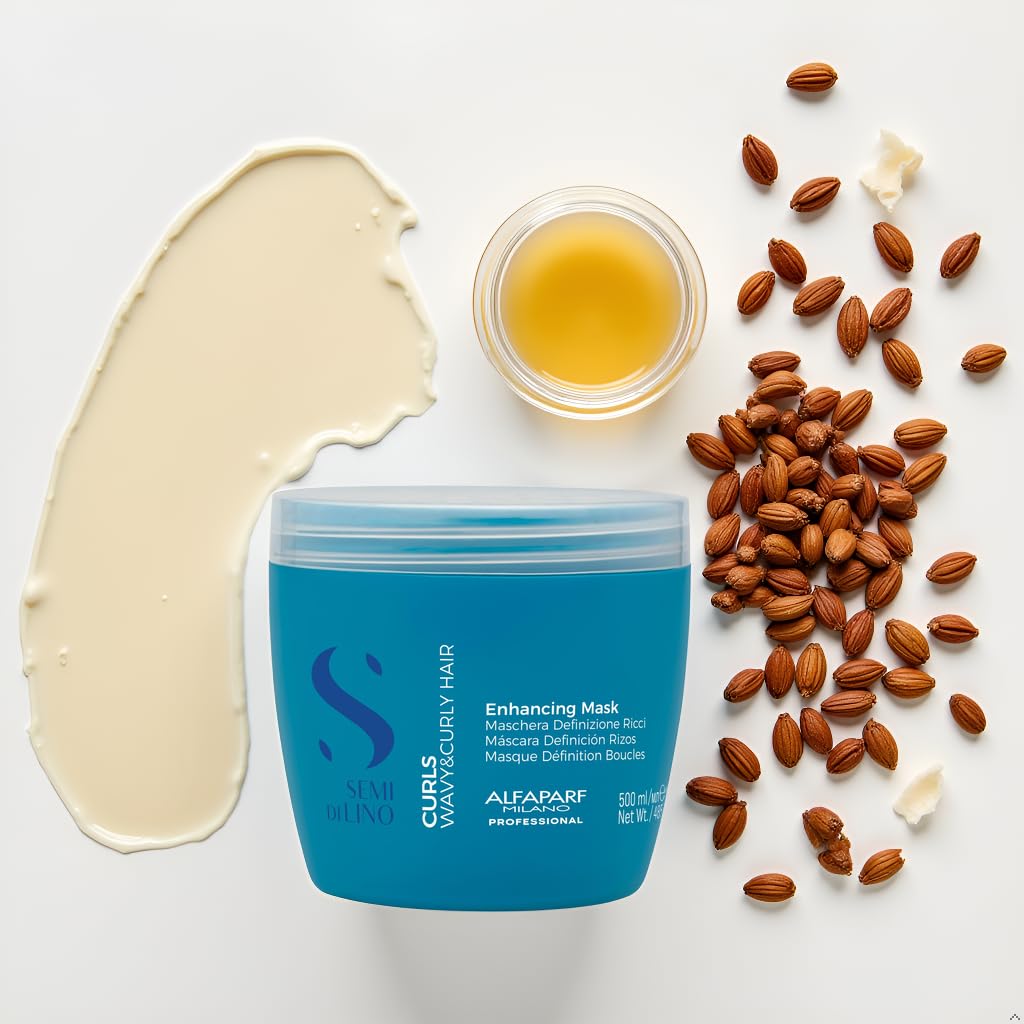 Alfaparf Semi Di Lino Curls Enhancing Mask, 16.9 oz