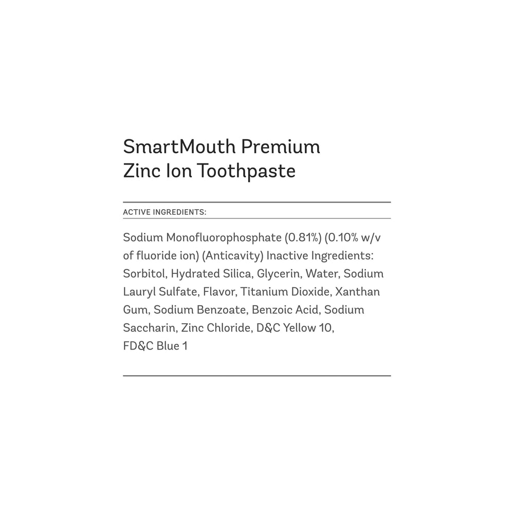 SmartMouth Toothpaste, Sensitive Whitening, 6 oz