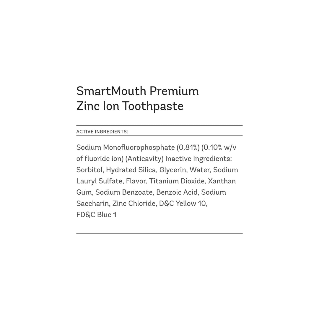 SmartMouth Toothpaste, Sensitive Whitening, 6 oz