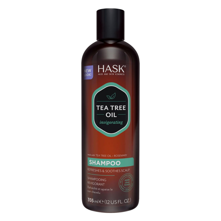 Hask Tea Tree Oil & Rosemary Shampoo, 355 ml