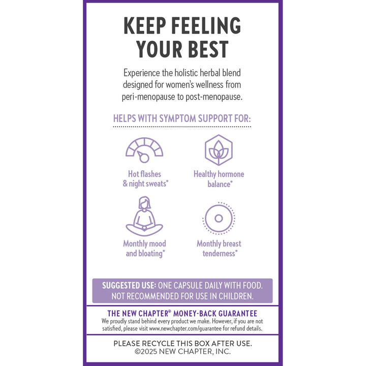 New Chapter Estrotone Menopause Support, 30 Count