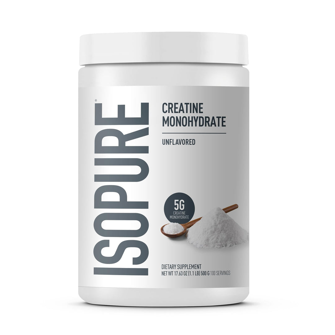 Isopure Creatine Monohydrate Powder, Unflavored, 500 g