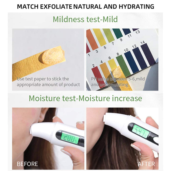 MIESCHER Matcha Facial Scrub Exfoliator Gel