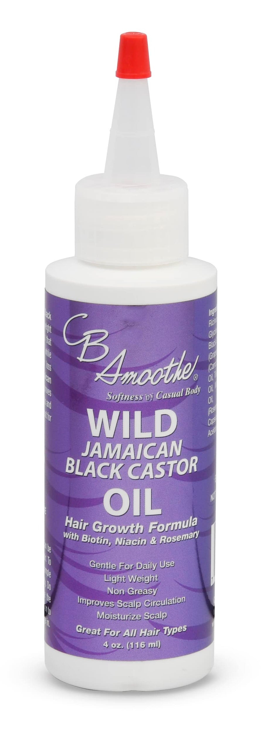 C B SMOOTHE Wild Jamaican Black Castor Oil, 120 ml