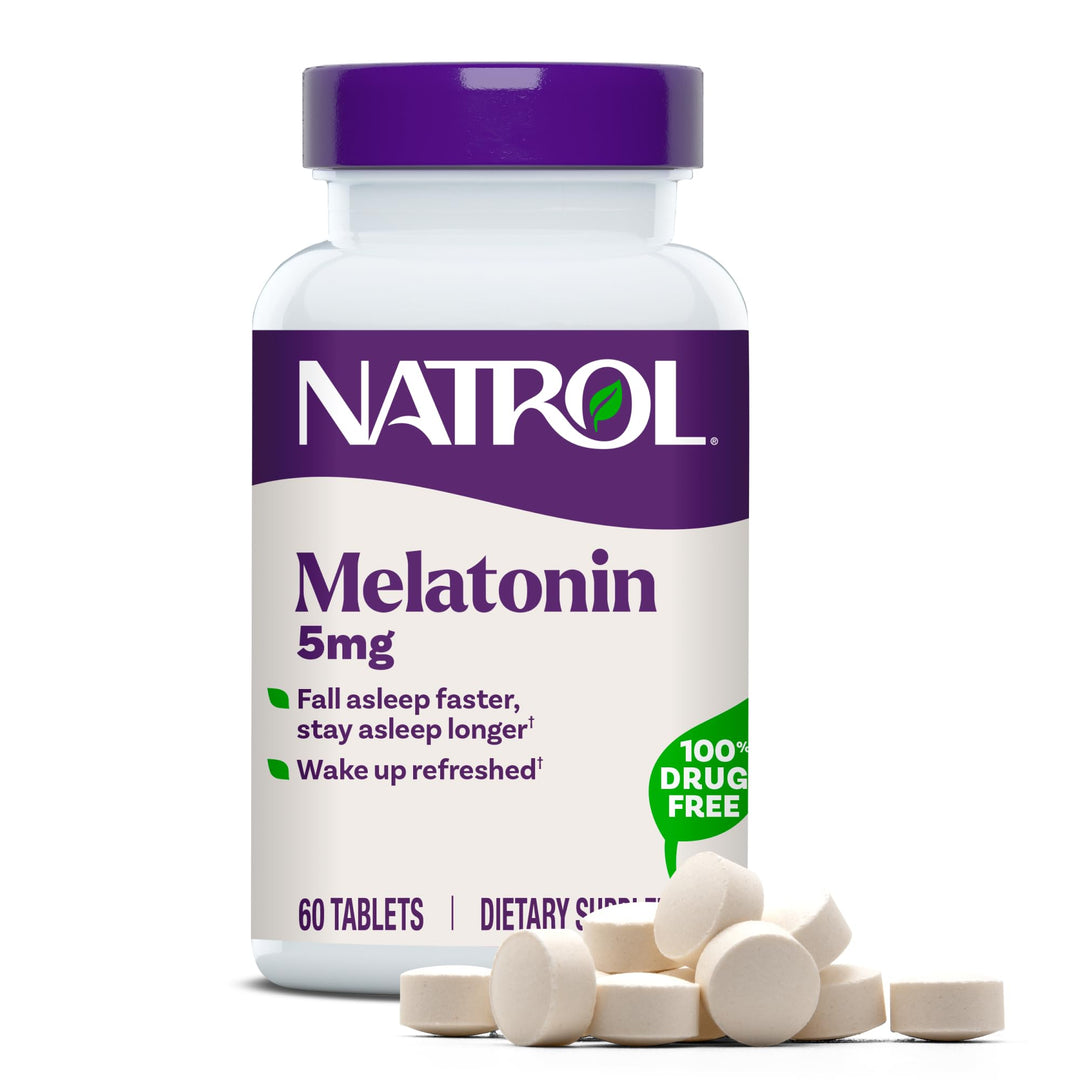 Natrol Melatonin Tablets, 5 mg, 60 Count