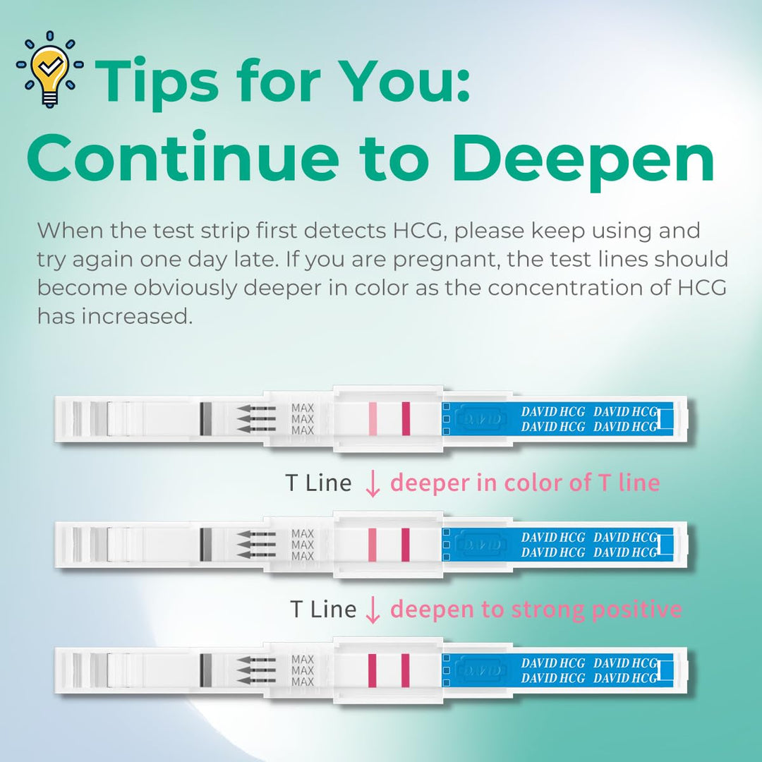 DAVID Pregnancy Test, Midstream and Strips, 16 Count