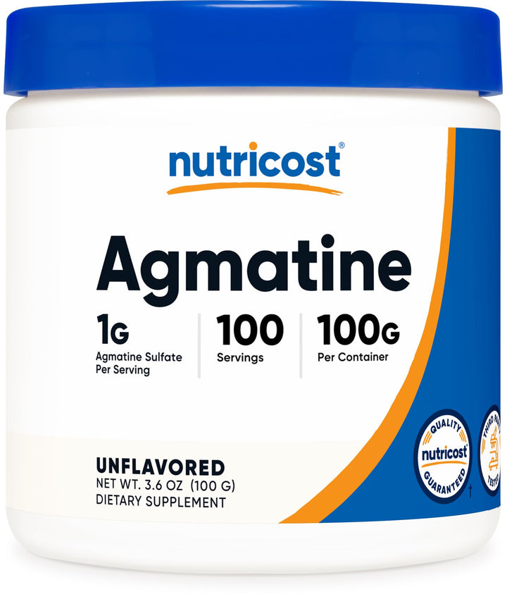 Nutricost Agmatine Powder, 100 Servings