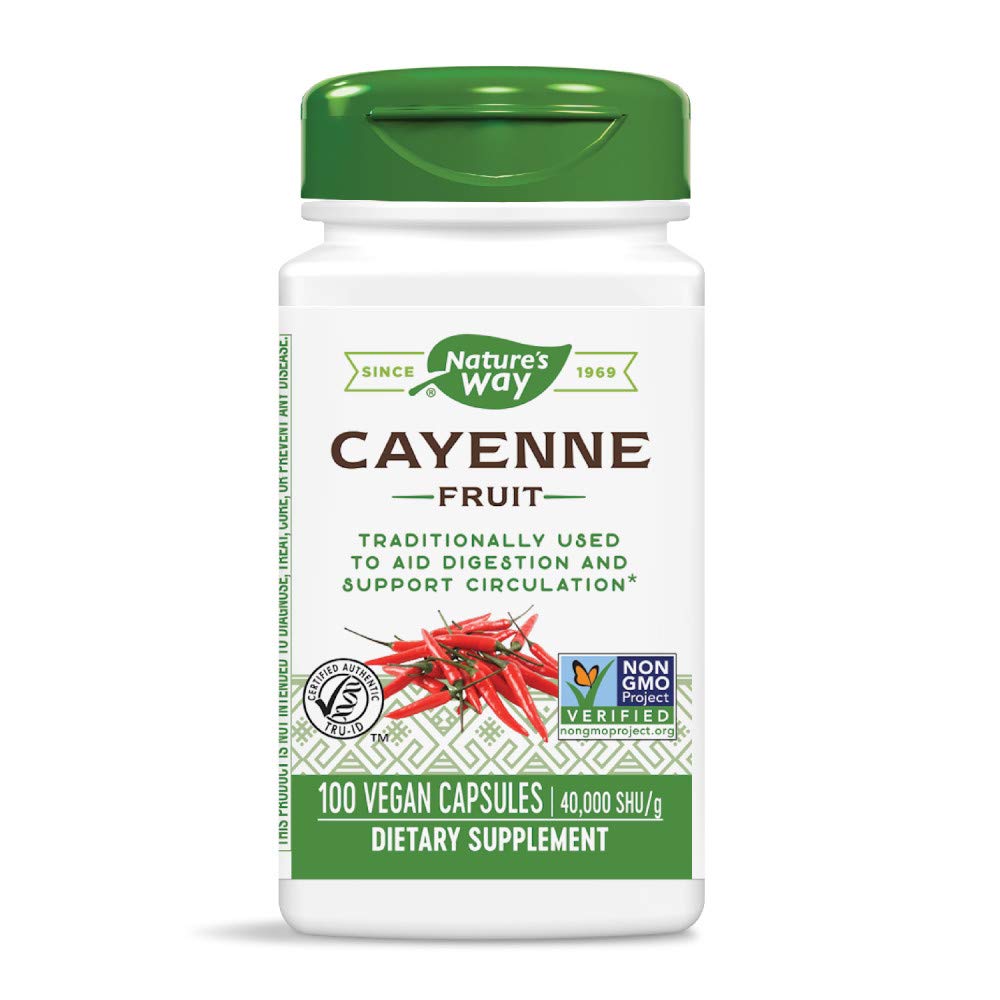 Nature's Way Cayenne Fruit, 100 Count