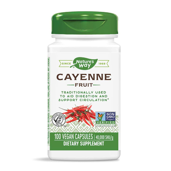 Nature's Way Cayenne Fruit, 100 Count