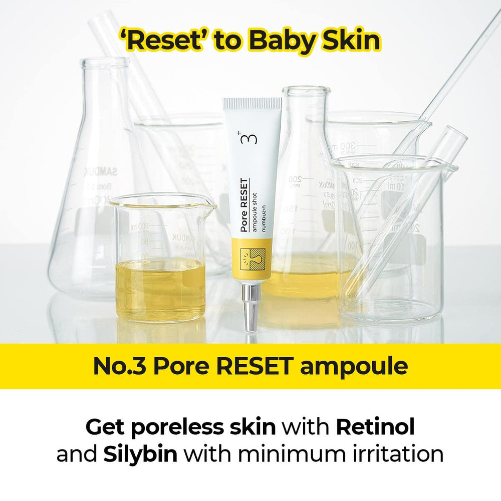 numbuzin No.3 Pore Reset Ampoule Shot, 0.25 fl oz