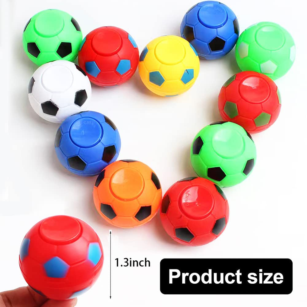 ZJDL Mini Fidget Spinners, Soccer Ball, 32 Count