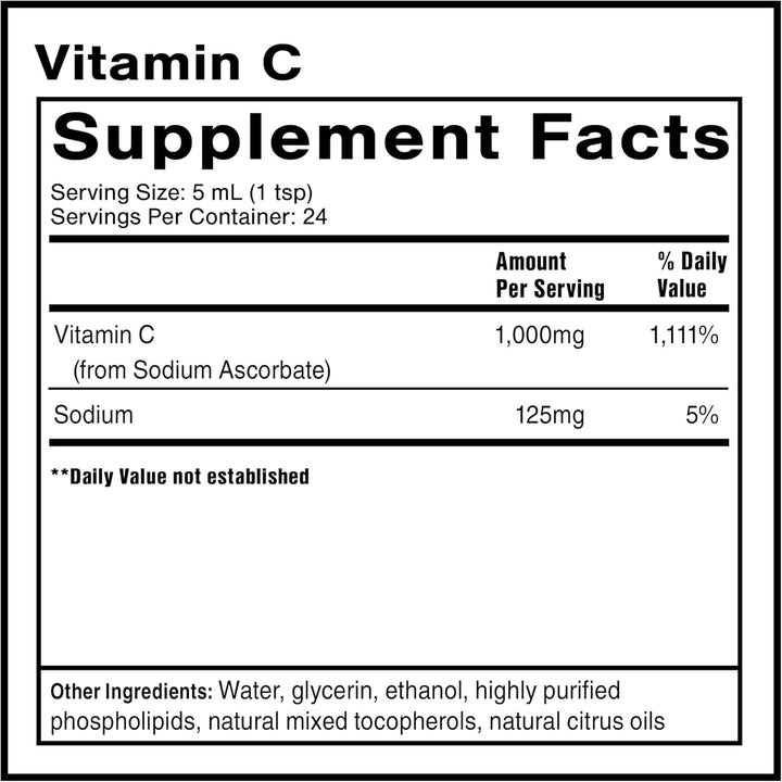 Quicksilver Scientific Liposomal Vitamin C, 4 fl oz