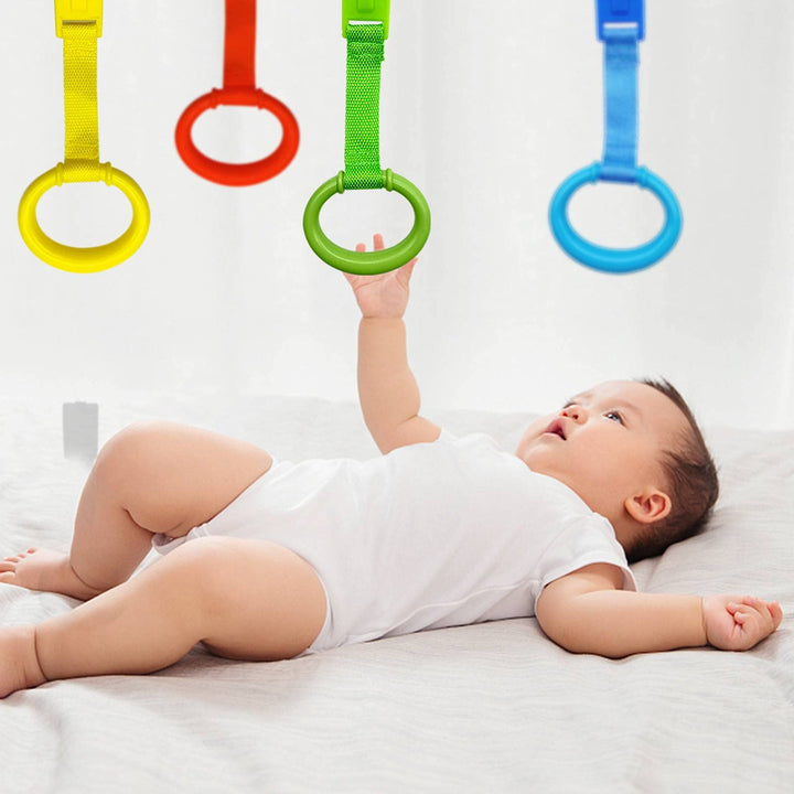 codree Baby Playpen Pull Up Rings, 4 Color, 8 Count