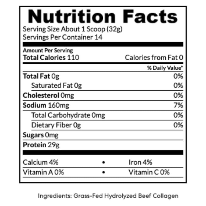 True Nutrition Hydrolyzed Collagen Powder, Unflavored, 1 lb