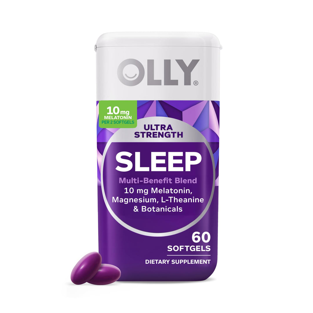 OLLY Ultra Strength Sleep Softgels, 10 mg, 60 Count