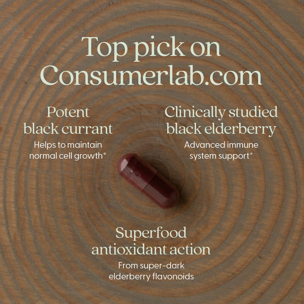 New Chapter Elderberry Capsules, 30 Count