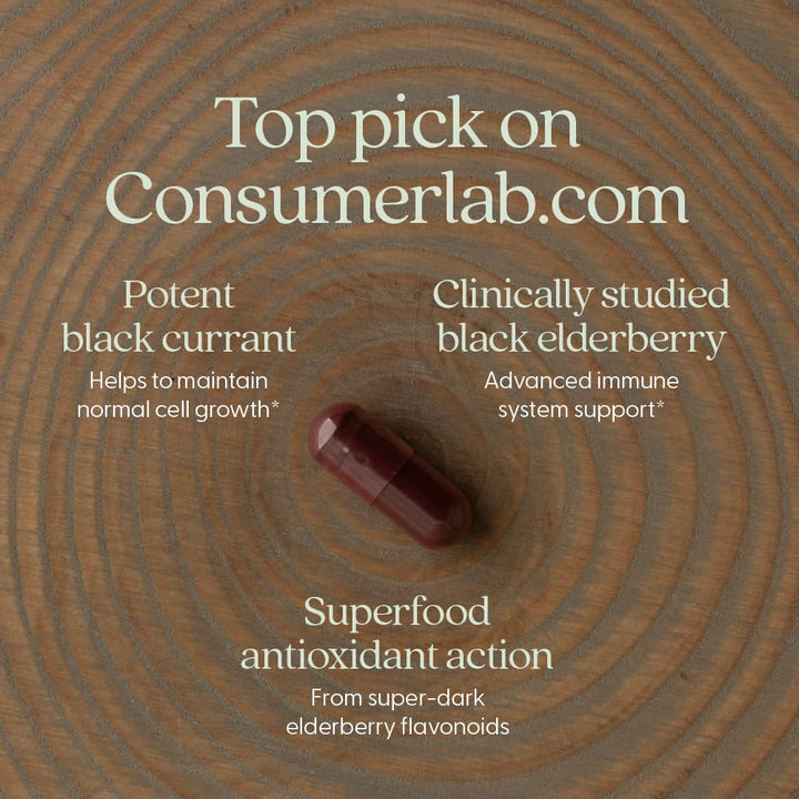New Chapter Elderberry Capsules, 30 Count