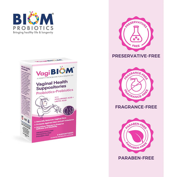 VagiBiom Lactobacillus Suppository