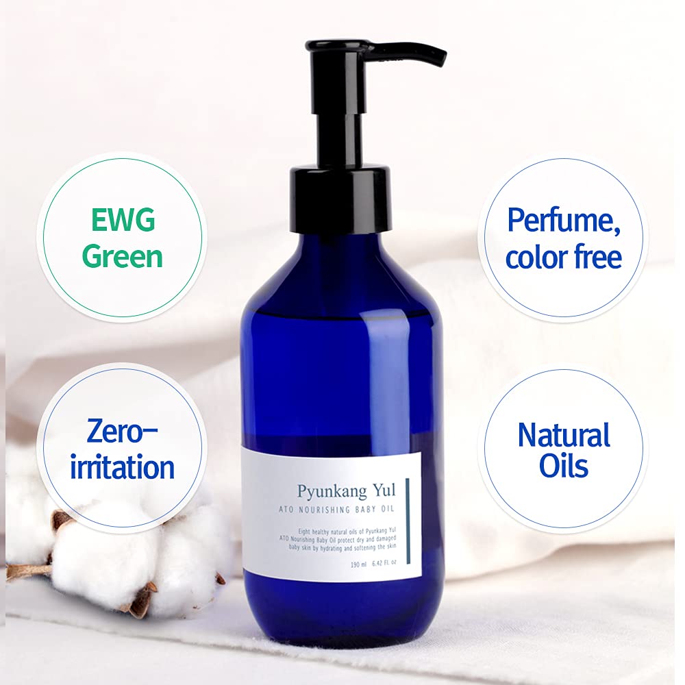 Pyunkang Yul Ato Nourishing Baby Oil, Bergamot, 6.42 fl oz