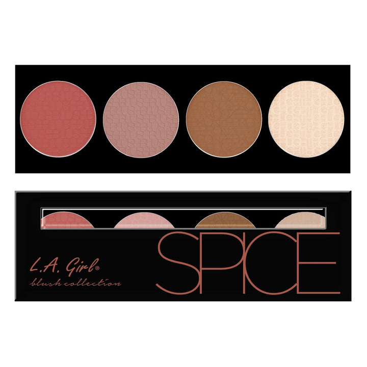 L.A. Girl Beauty Brick Blush Collection, Spice, 1 Count