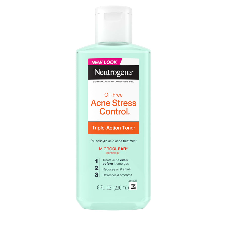 Neutrogena Oil-Free Acne Stress Control Triple-Action Toner, 8 fl oz