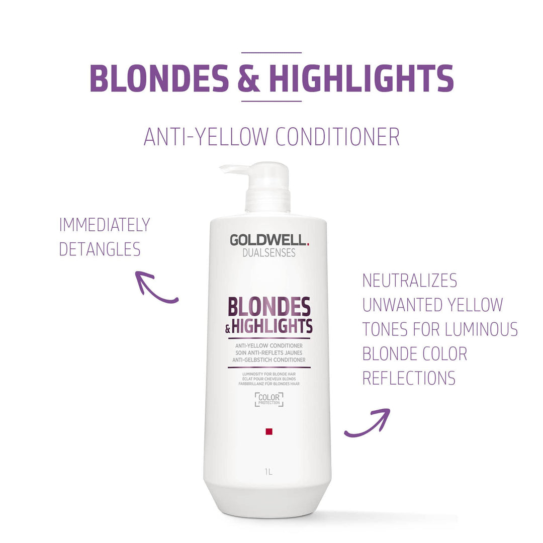 Goldwell Dual Senses Blondes And Highlights Conditioner, 1 l