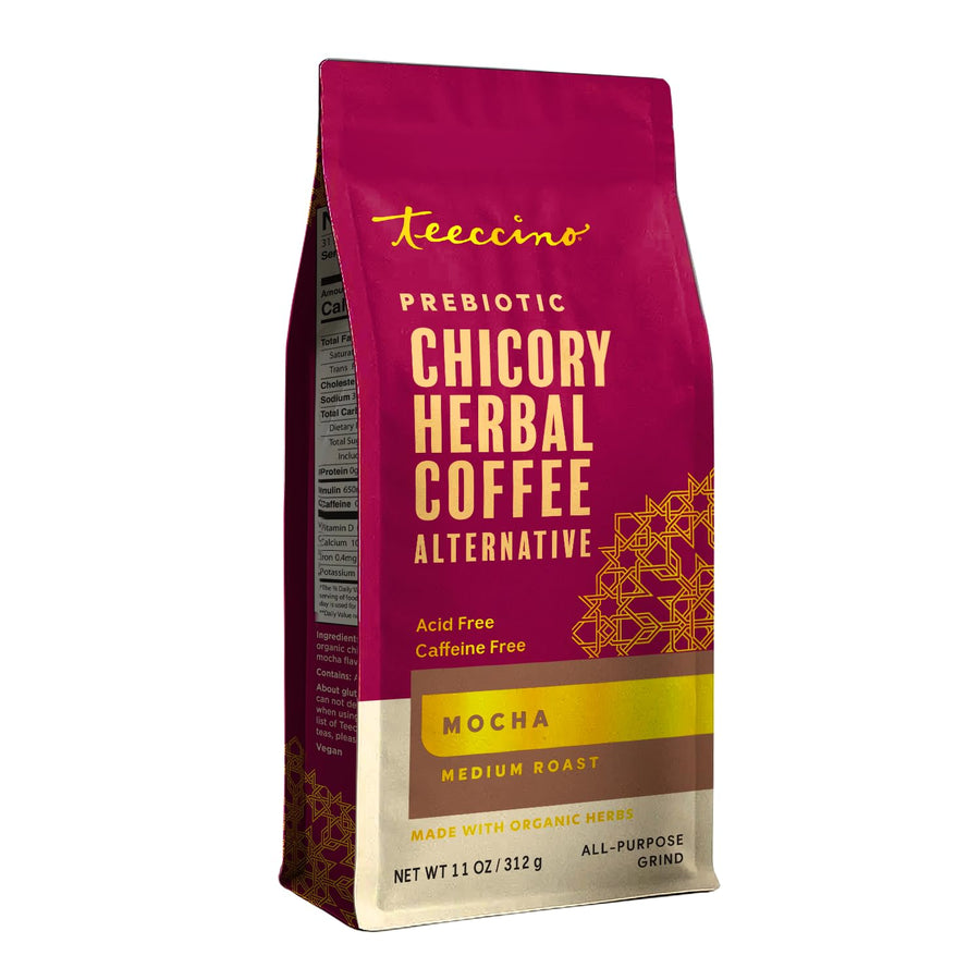 Teeccino Herbal Coffee, Mocha, 11 oz
