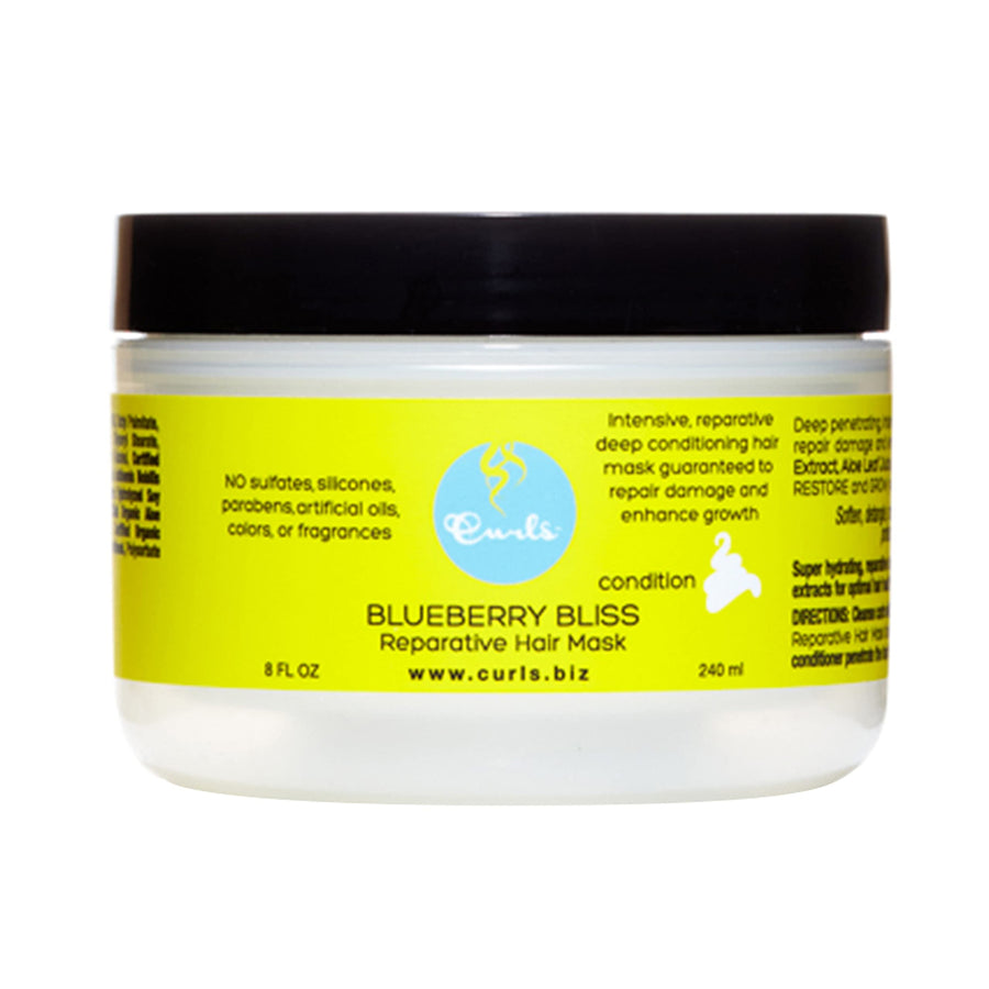 Curls Blueberry Bliss Reparative Hair Mask, 8 oz