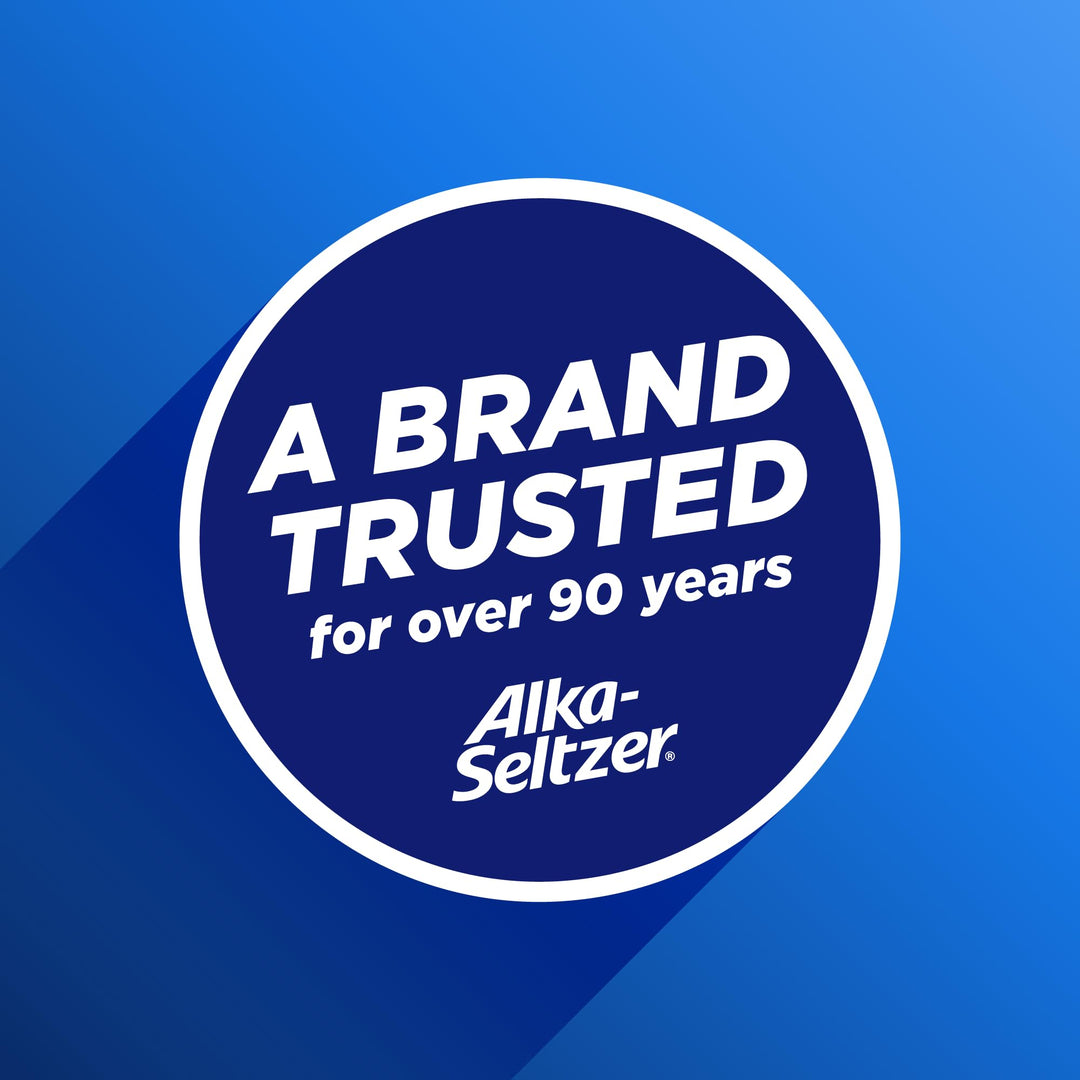 Alka-Seltzer Effervescent Tablets, Original, 72 Count