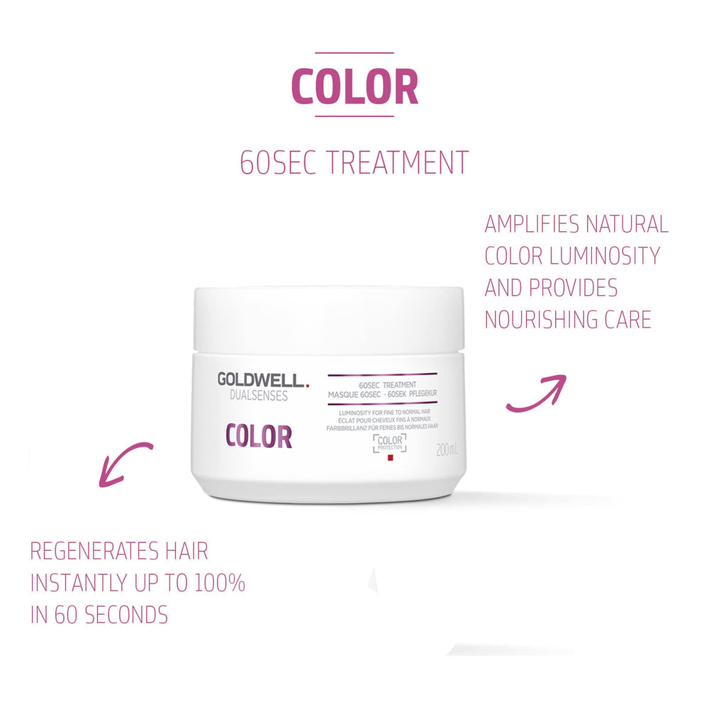 Goldwell Dualsenses Color 60 Sec Treatment, 6.7 oz