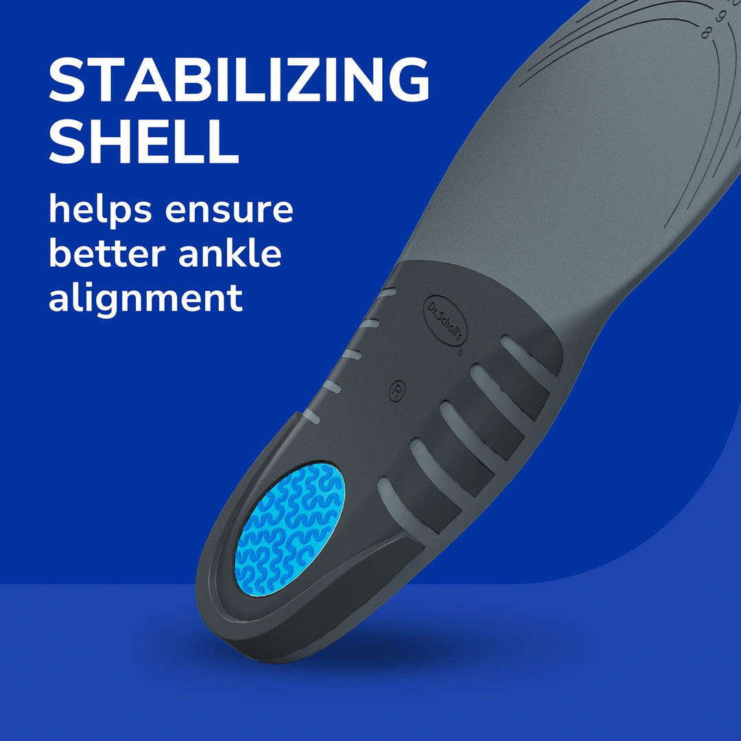 Dr. Scholl's Stabilizing Support Insole, Men's 8-14, Trim to Fit