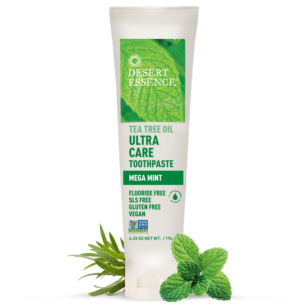 Desert Essence Ultra Care Toothpaste, Mega Mint, 6.25 oz