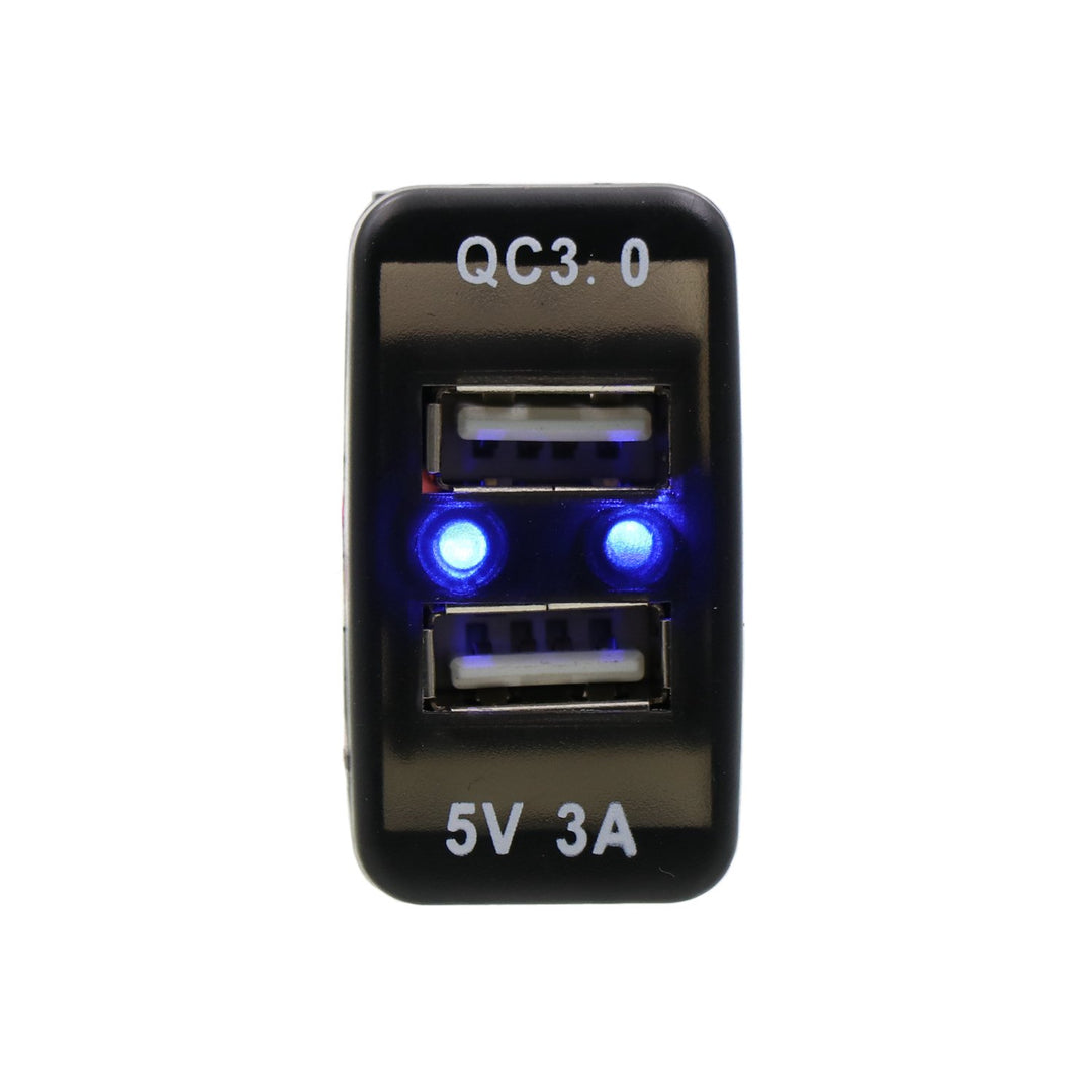 Timloon QC3.0 Dual USB Car Power Socket Adapter