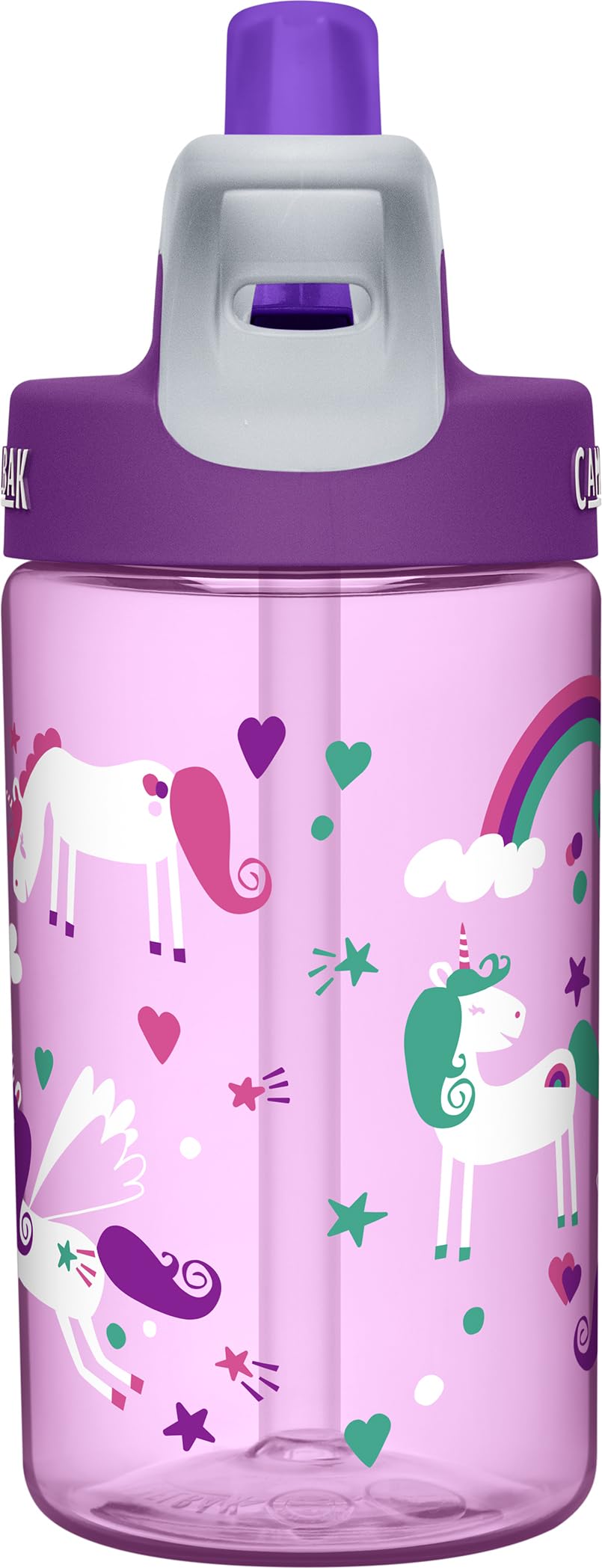 CamelBak Eddy Kids Water Bottle, Unicorns, 12 oz