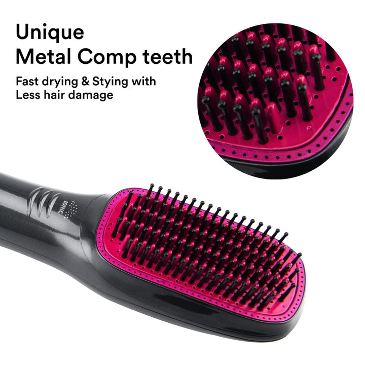 Majiston Quality First MJ-701 3 In 1 Hair Dryer Brush, 3 Count