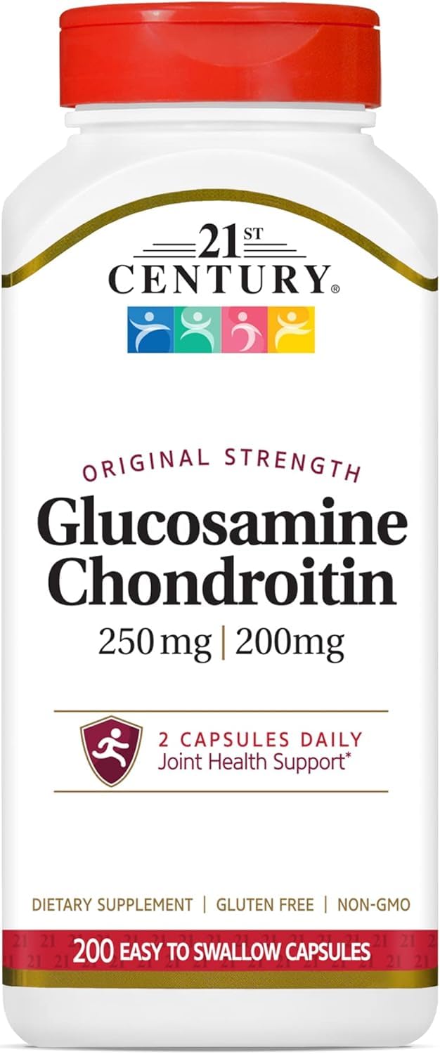 21st Century Glucosamine/Chondroitin, Original Strength, 250 mg / 200 mg, 200 Count