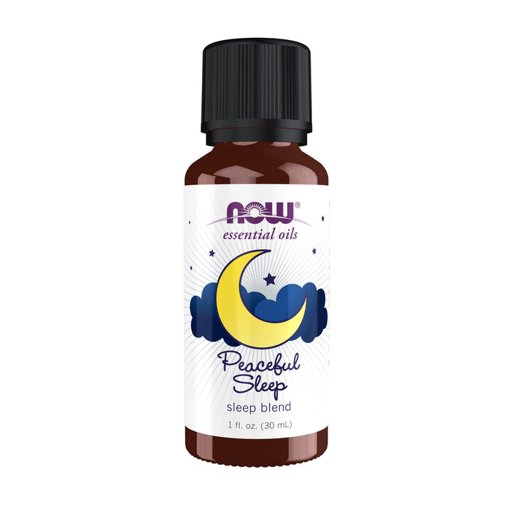 NOW Essential Oils Peaceful Sleep Oil Blend, 1 fl oz