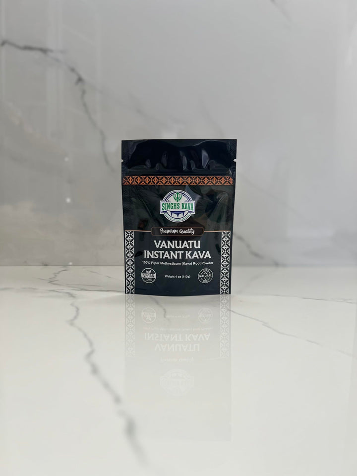 SINGHS Micronized Instant Kava Powder, Vanuatu, 4 oz