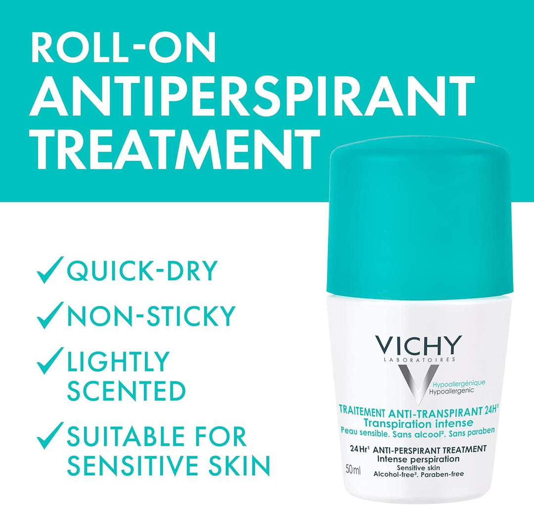 48H Anti-perspirant Deodorant Roll-on 50ml (Pack of 2)