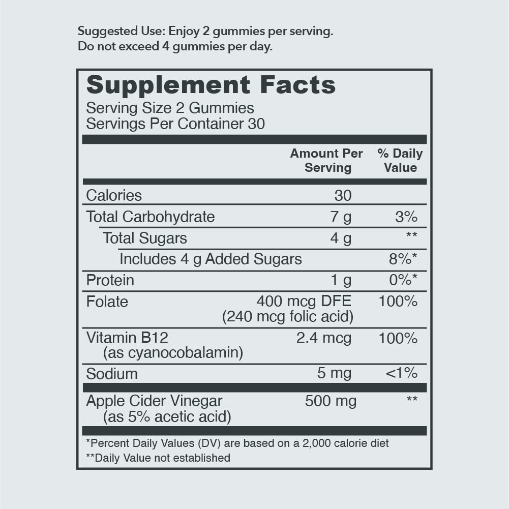 Vital Proteins Apple Cider Vinegar Gummies, 60 Count