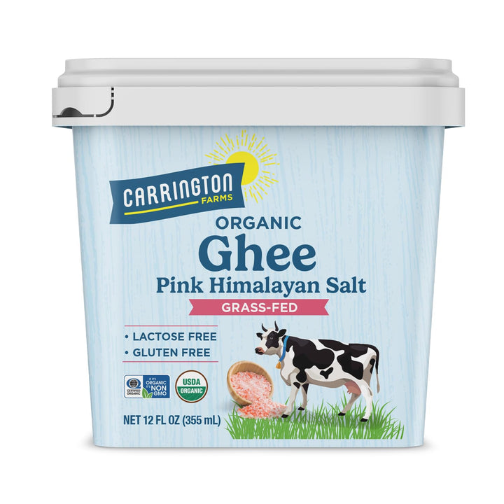 Carrington Farms Ghee, Himalayan Pink Salt