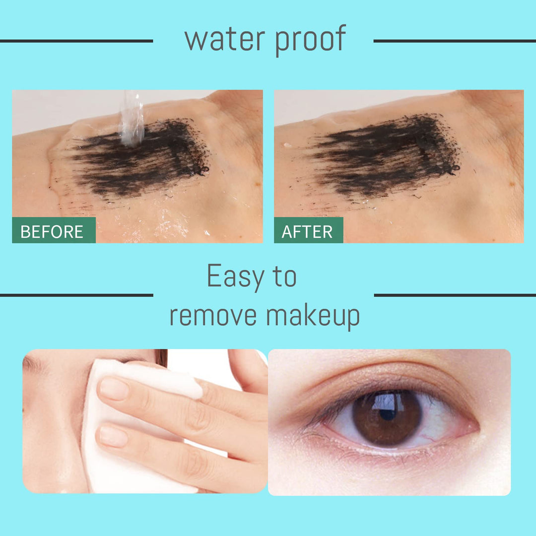 dootdott 2 in 1 Mascara And Lash Cosmetics, 4D Silk Fiber