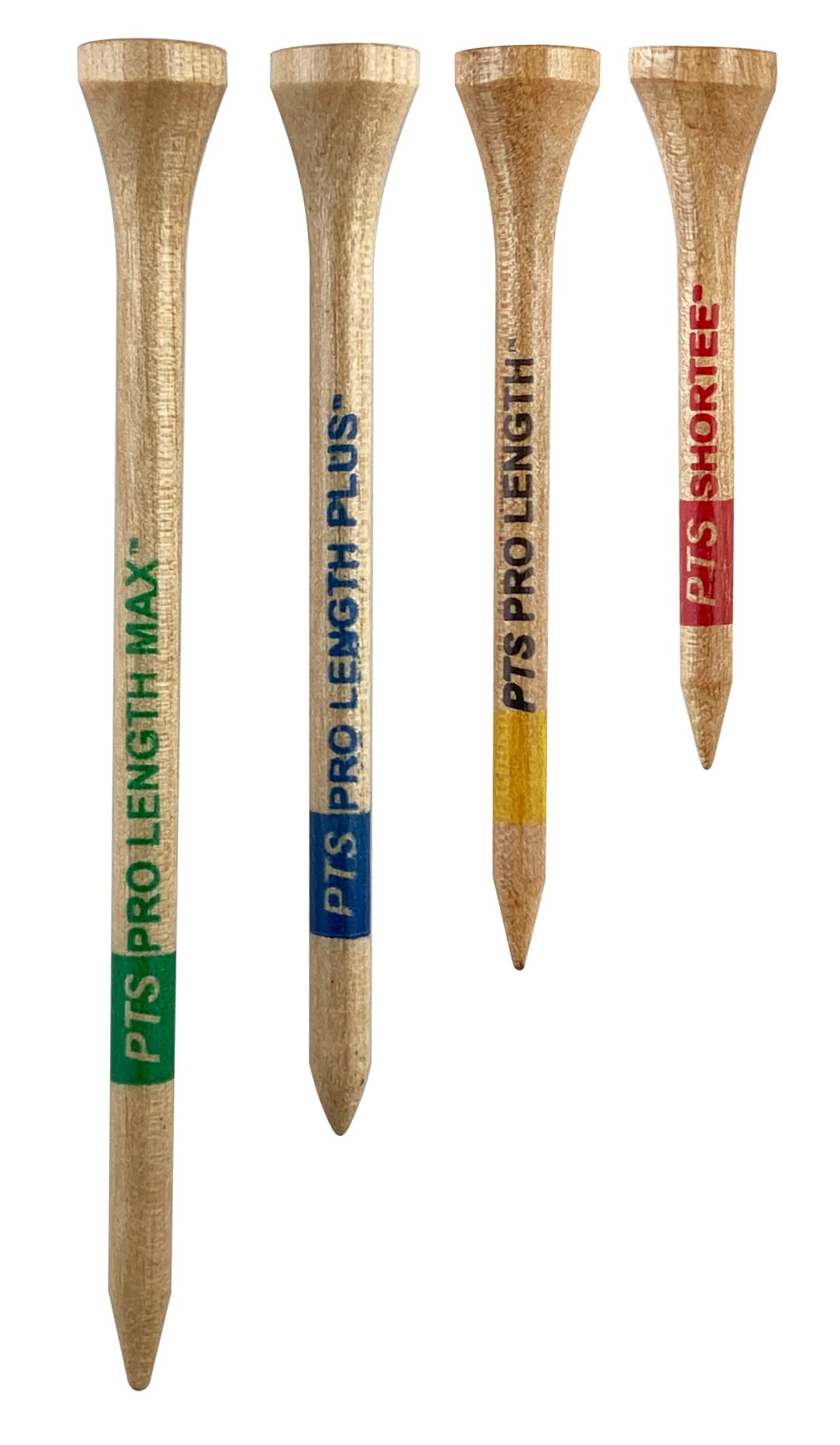 PrideSports Professional Tee System ProLength Plus Tee, Blue on Natural, 75 Count