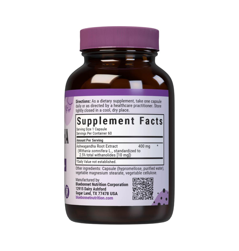 BlueBonnet Ashwagandha Root Extract, 60 Count