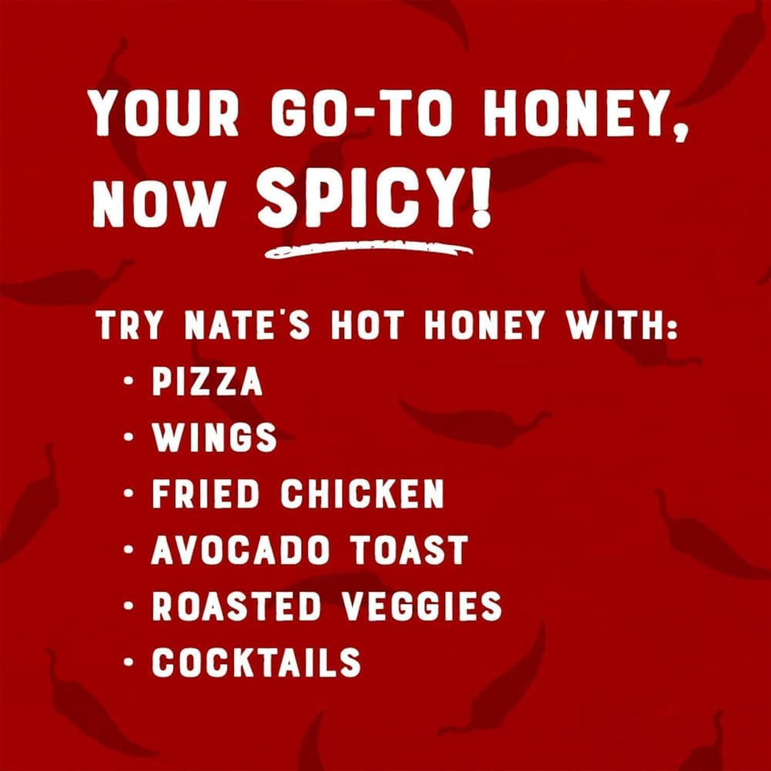 Nate's Honey Hot Honey, 16 oz