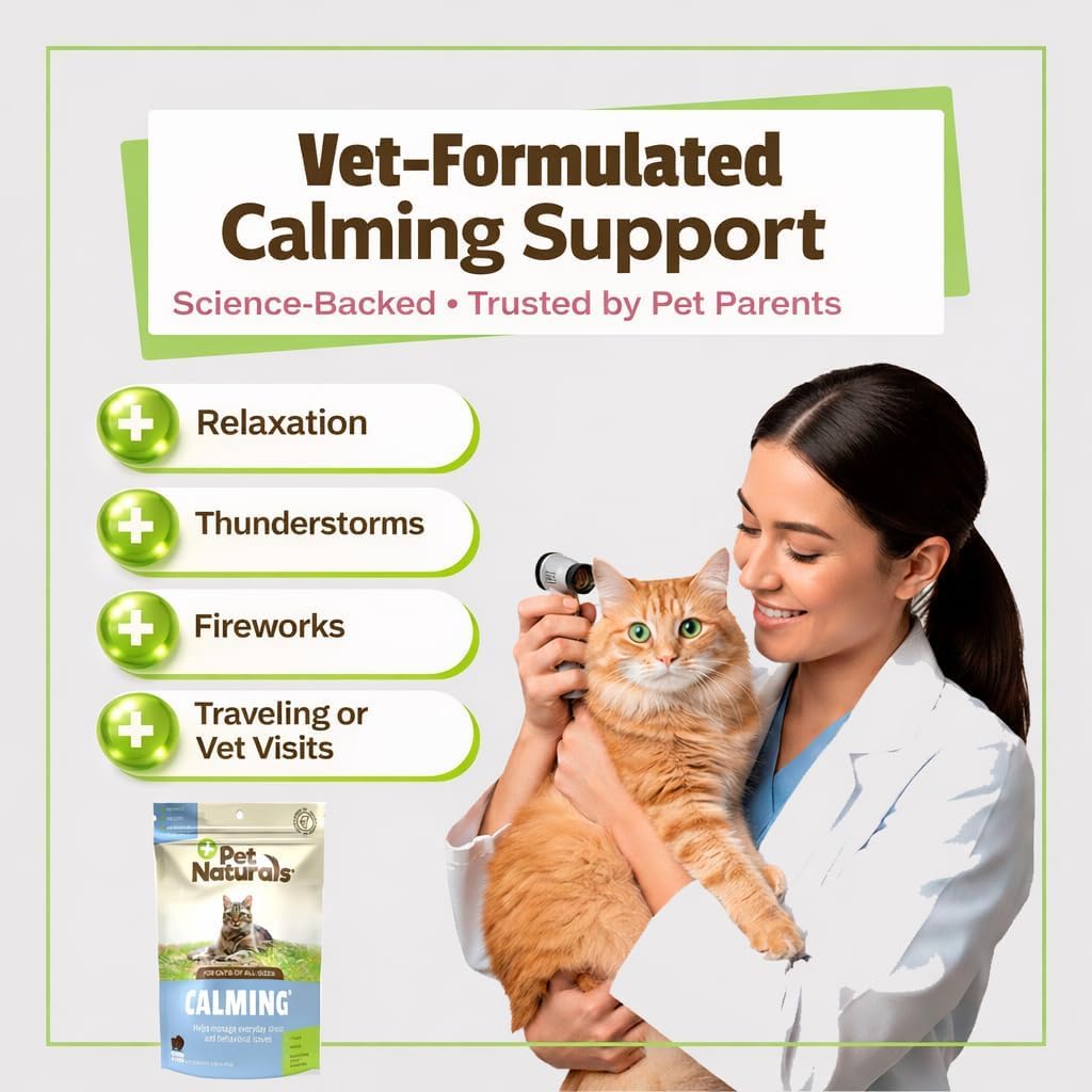 Pet Naturals Calming Chew For Cats, 30 Count