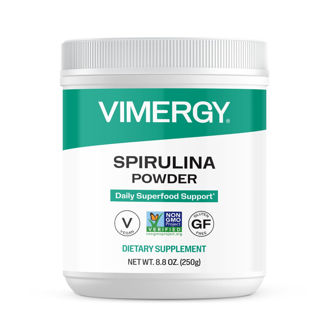 Vimergy Spirulina Powder, 2.5 Mo Supply