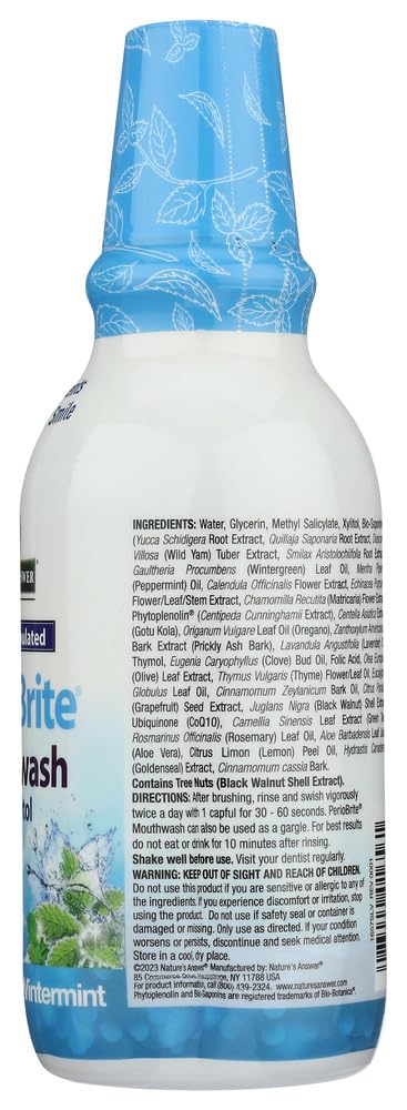 Nature's Answer Periowash Wintermint Mouthwash