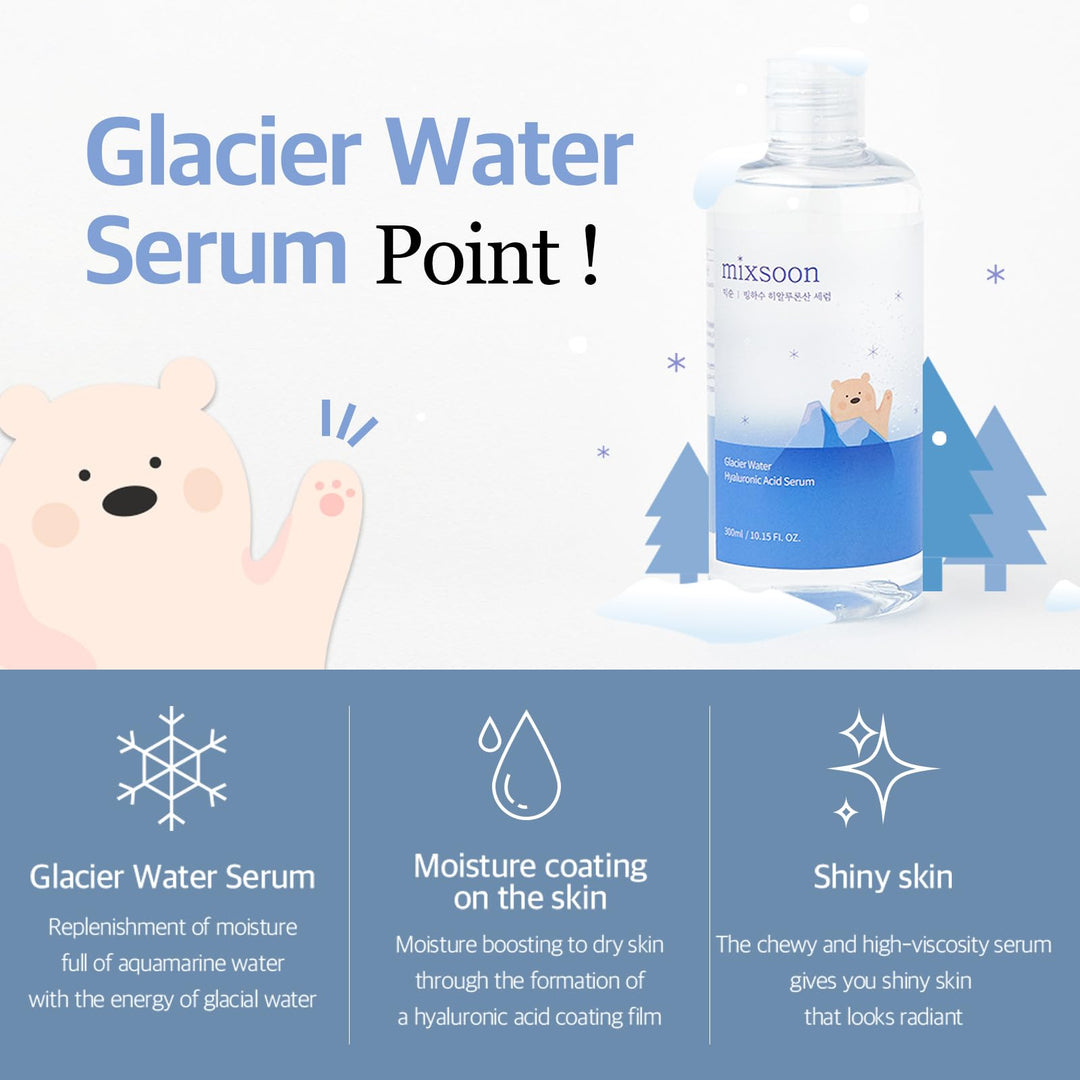 mixsoon Glacier Water Hyaluronic Acid Serum, 100 ml
