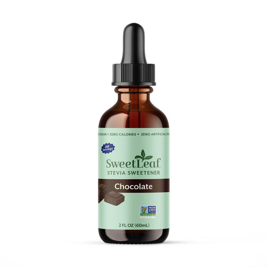 SweetLeaf Stevia Drops Liquid Sweetener, Chocolate, 2 fl oz